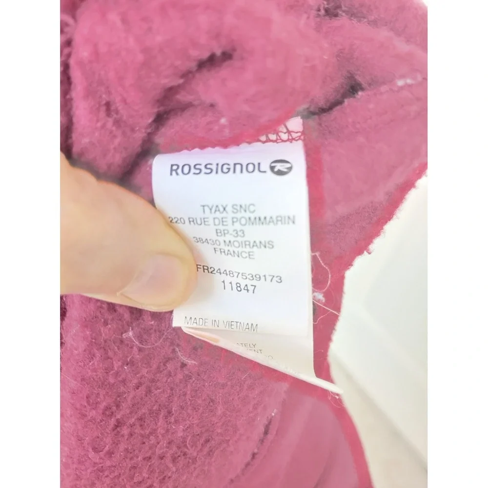 Rossignol Berry Full Zip Fleece Jacket Size Small